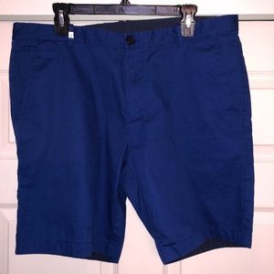 Royal Blue Calvin Klein Slim Fit Shorts, 36